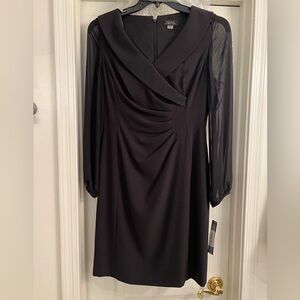 Tahari, Size 6, black cocktail dress with tags